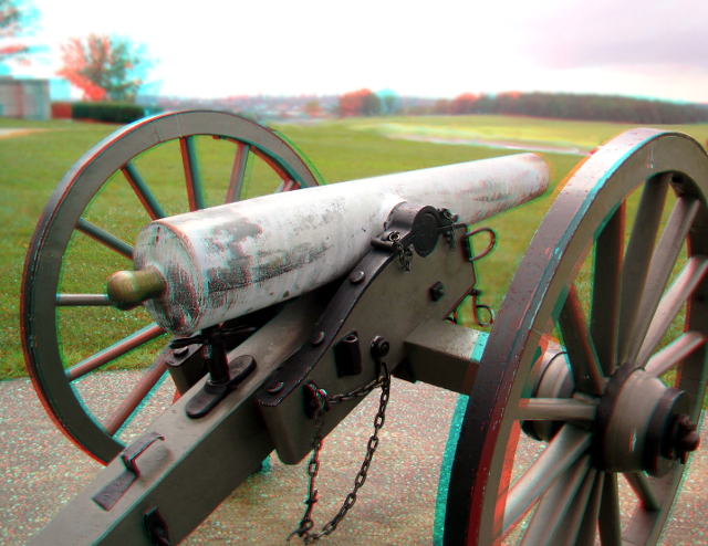 One of many cannons at Gettysburg