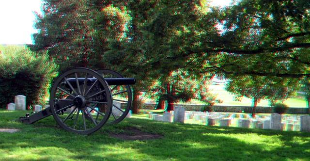 cannon in the cemetary